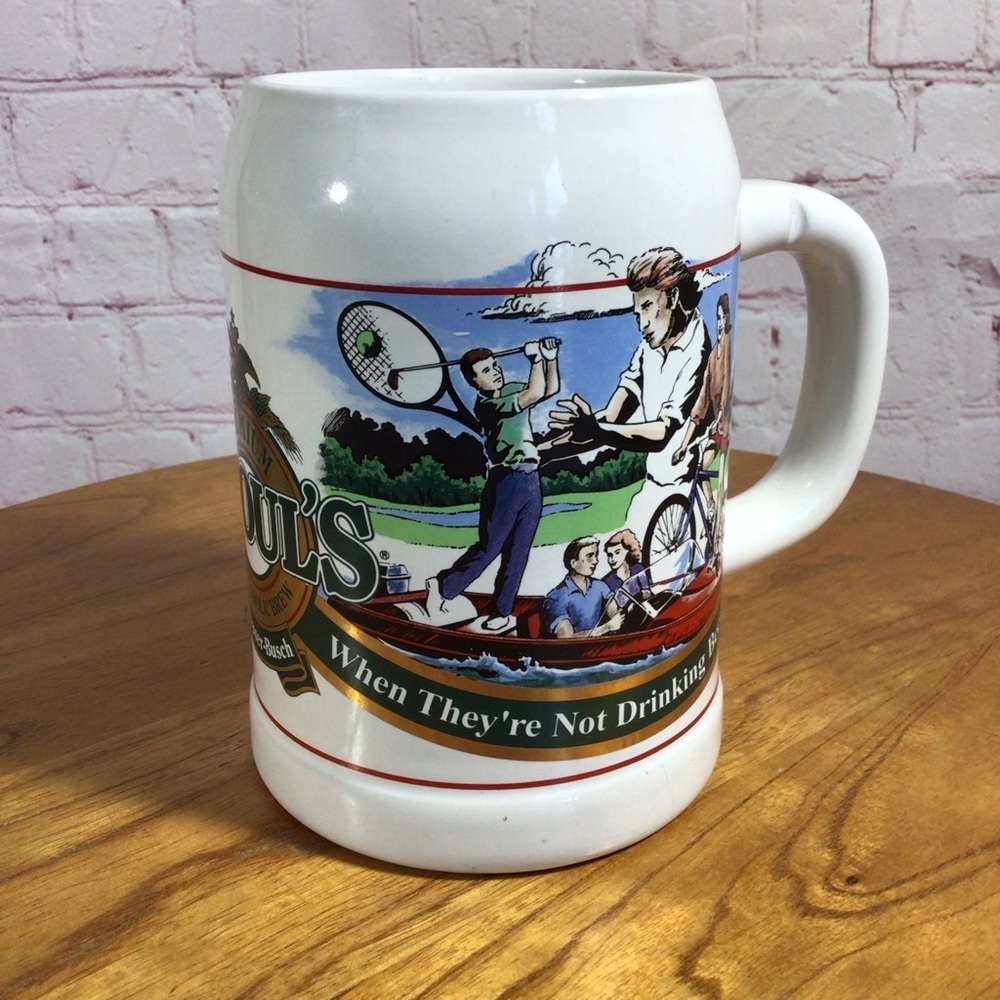 Vintage 1992 O’Doul’s Anheuser-Busch Ceramic Stein